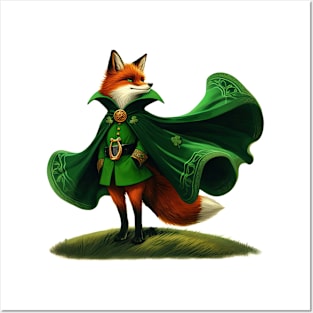 St Patricks Fox Posters and Art